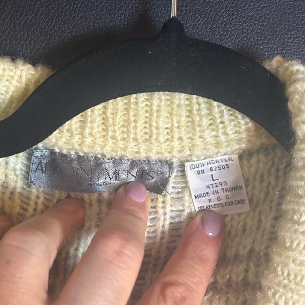 Vintage Appointments Boho Cottage Sweater Women Size Large Pastel Cottagecore - Picture 4 of 8